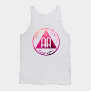 Alcoholics Anonymous Recovery Sober - Sober Since - AA Tribute - aa Alcohol - Recovery Tribute - sober aa sobriety addiction recovery narcotics anonymous addiction drugs mental health Tank Top